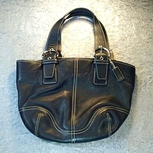 Coach Black Leather Purse